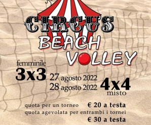 GRANDE TORNEO CIRCUS BEACH VOLLEY!!